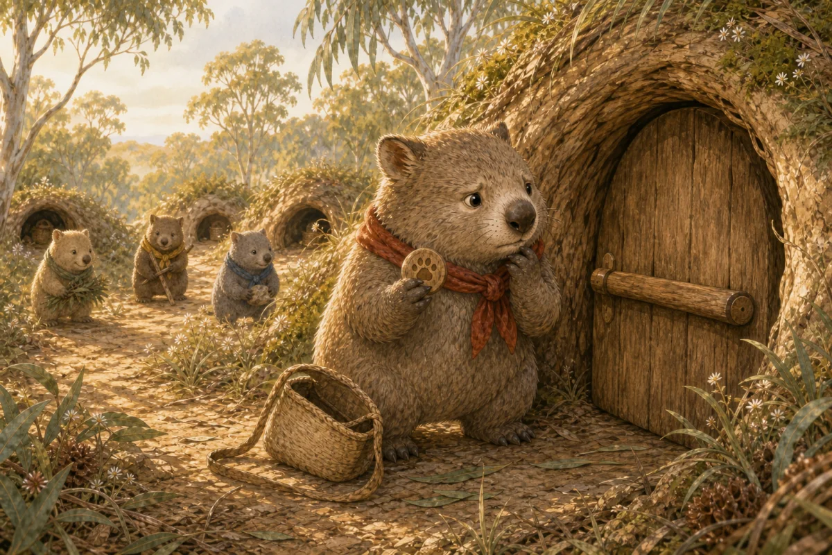 Mabel finds her burrow key missing but still holds her personal paw-mark token